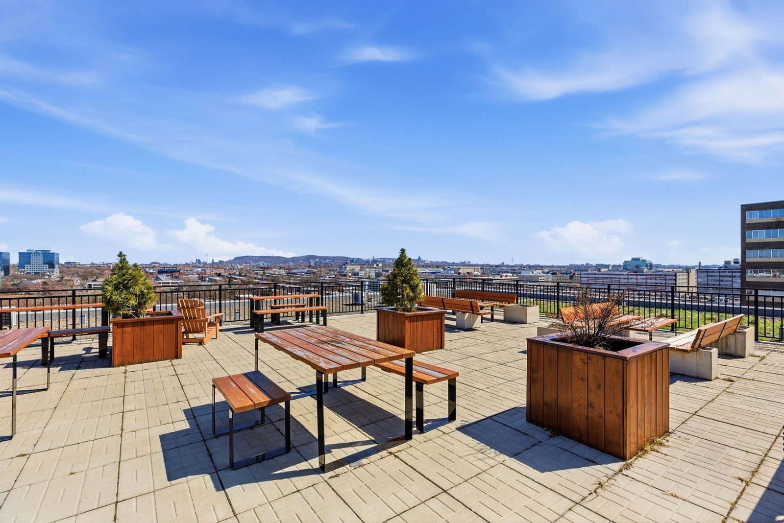 Terrasse sur le toit